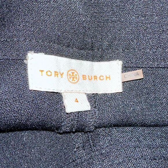 Tory Burch Wool Blend Pants Black Size 4 - Picture 4 of 7